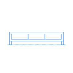 Furniture Tv Stand Ikea Lack Tv Unit Low Digital Sketch Svg Design, Free Vectors File